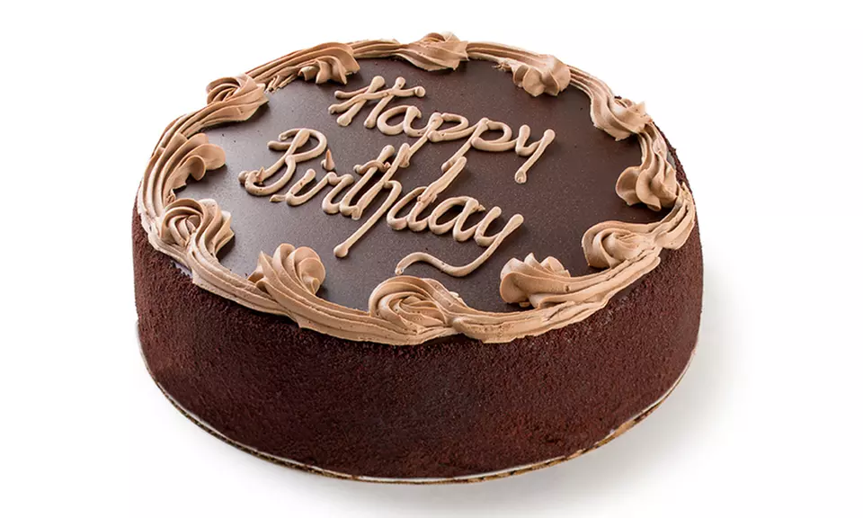 Vanilla or Chocolate Fudge Birthday Cake from David's Cookies - Second Medium