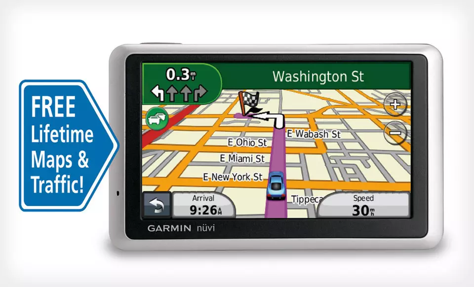 $85 for a Garmin nüvi GPS System (Manufacturer Refurbished) ($209.99 List Price). Free Shipping and Free Returns. - Primary Image