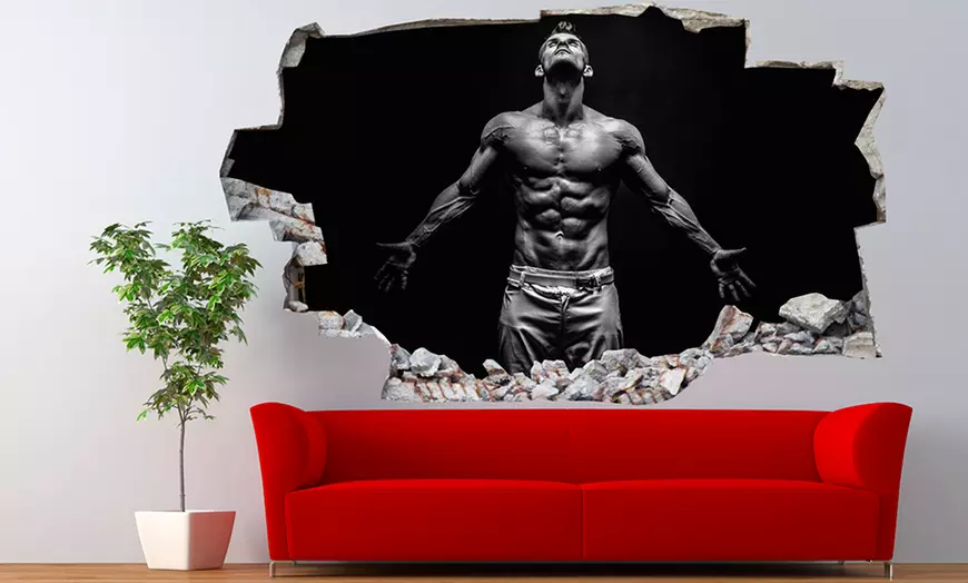 Image 13: Sticker mural effet 3D