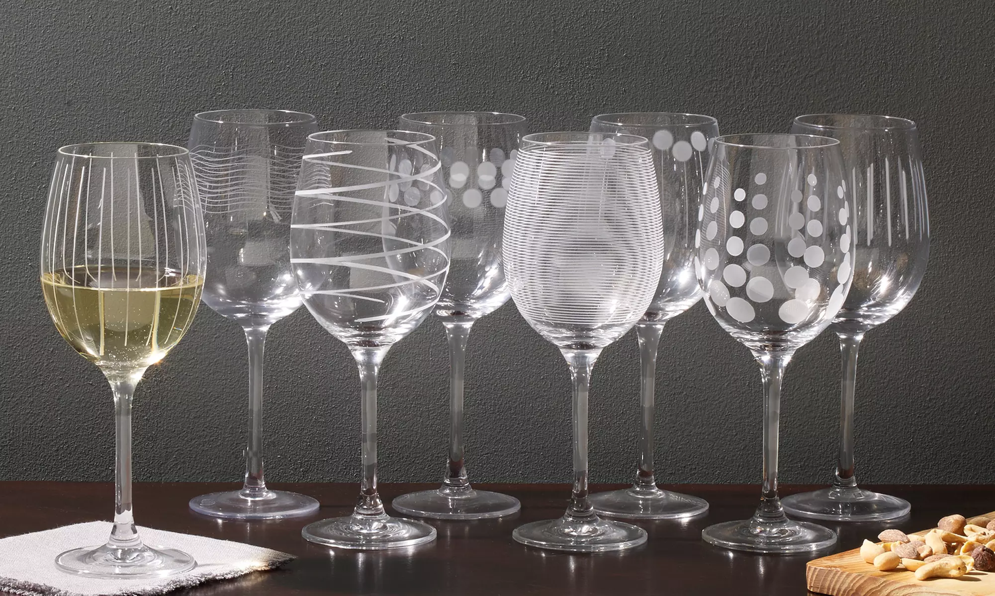 Mikasa Cheers White Wine Glass Set (8-Piece) - Primary Image