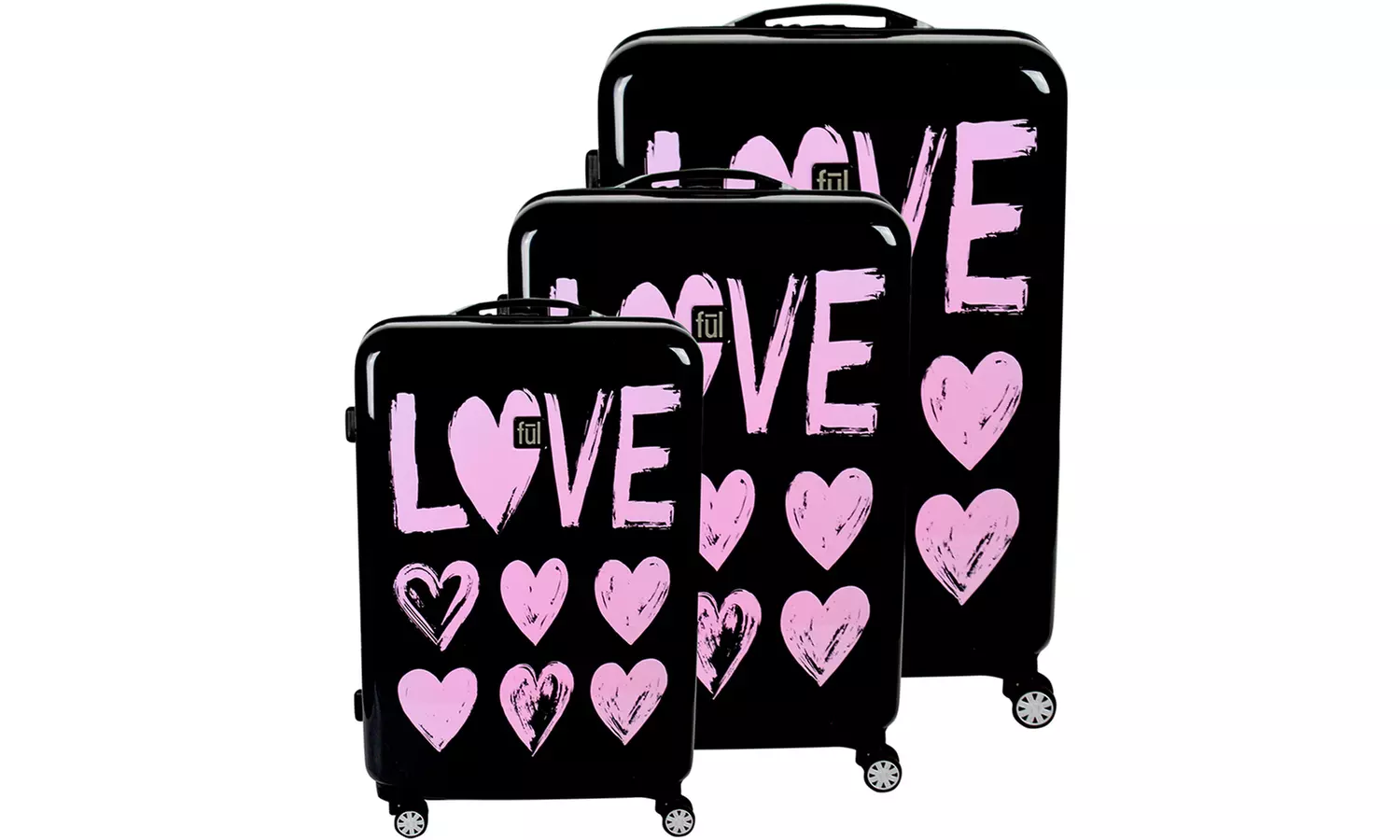 FUL Love Collection Hardside Spinner Luggage (20", 25", 29", or 3-Piece) - Primary Image