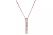 3D Vertical Bar Bible Verse Necklace by Pink Box - Second Medium