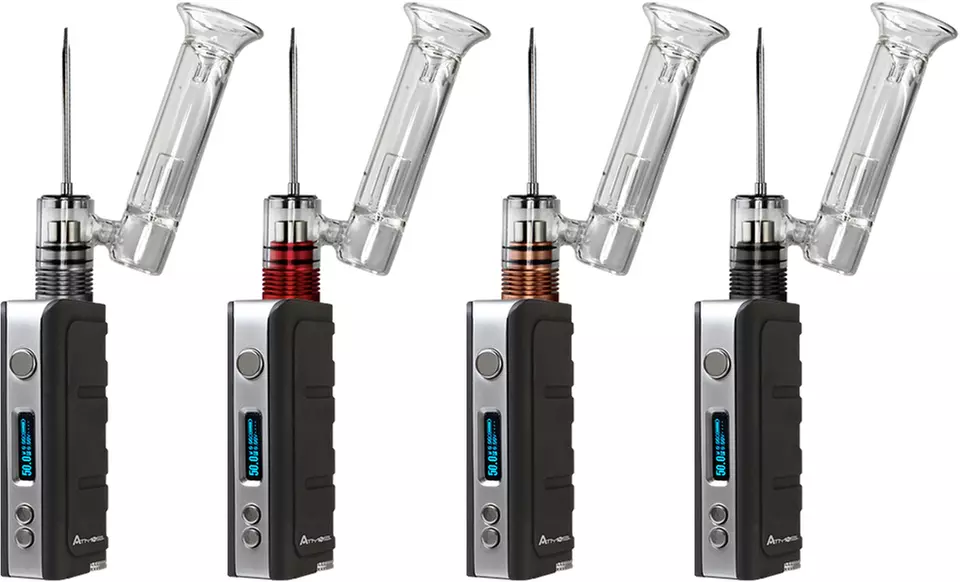 Atmos Studio Rig Vaporizer Attachment with Optional Mod Battery - Primary Image