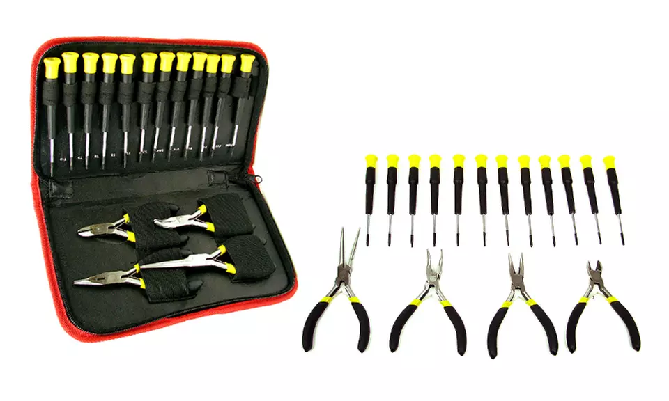 16-Piece Precision Jewelers' Tool Set with Case - Primary Image