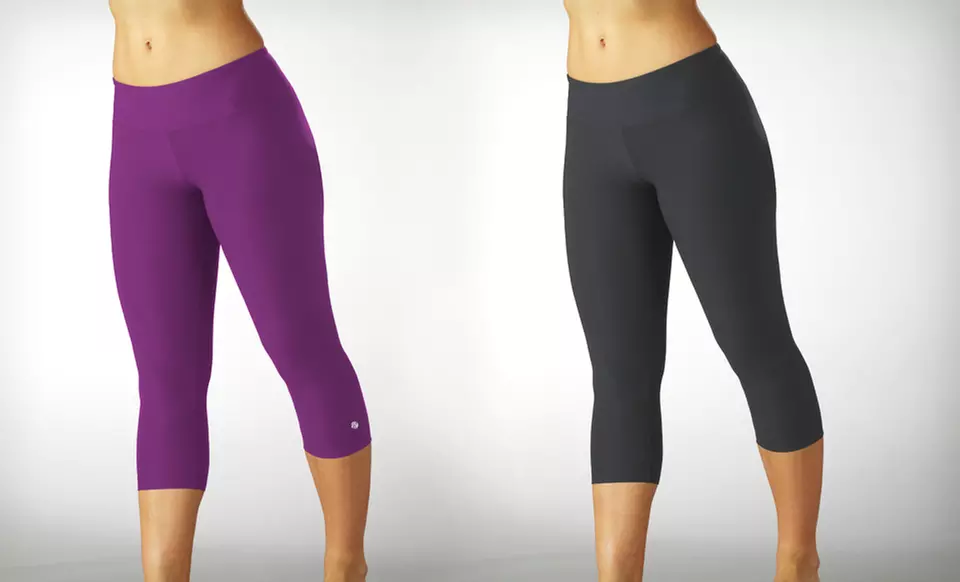 $16.99 for Bally Total Fitness Slim-Fit Capri Leggings ($50 List Price). 5 Colors Available. Free Shipping/Returns. - Second Medium