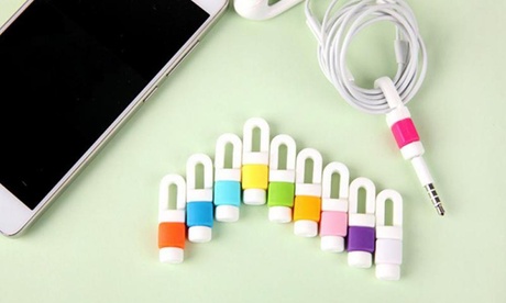 Lot de 5, 10 ou 20 protecteurs de câbles avec crochet de rangement, livraison offerte