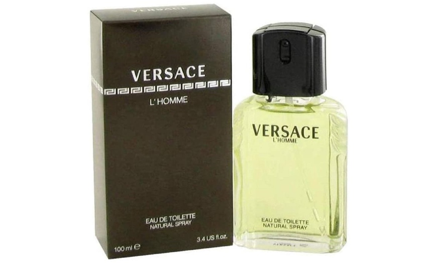 Image 1: One or Two Versace L'Homme 100ml Men's Eau de Toilette Sprays