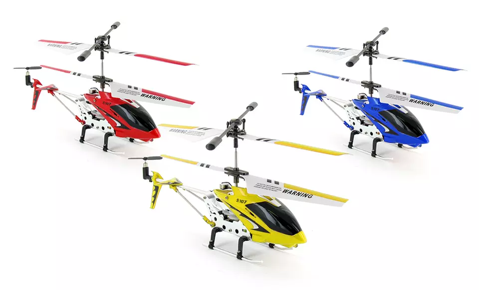 World Tech Toys Gyro Phantom Remote-Controlled Helicopter in Blue, Red, or Yellow - Primary Image