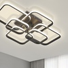 Image 11: LED Energy-Efficient Semi-Flush Oval Ceiling Light 