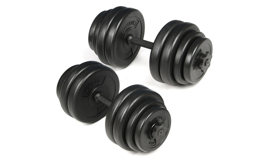 Image 5: EZ Curl Bar Set or Dumb-Bell Set