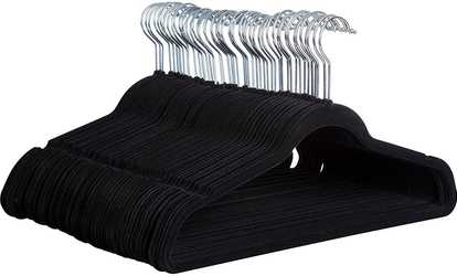 Space-Saving Non-Slip Hangers (50-Pack)