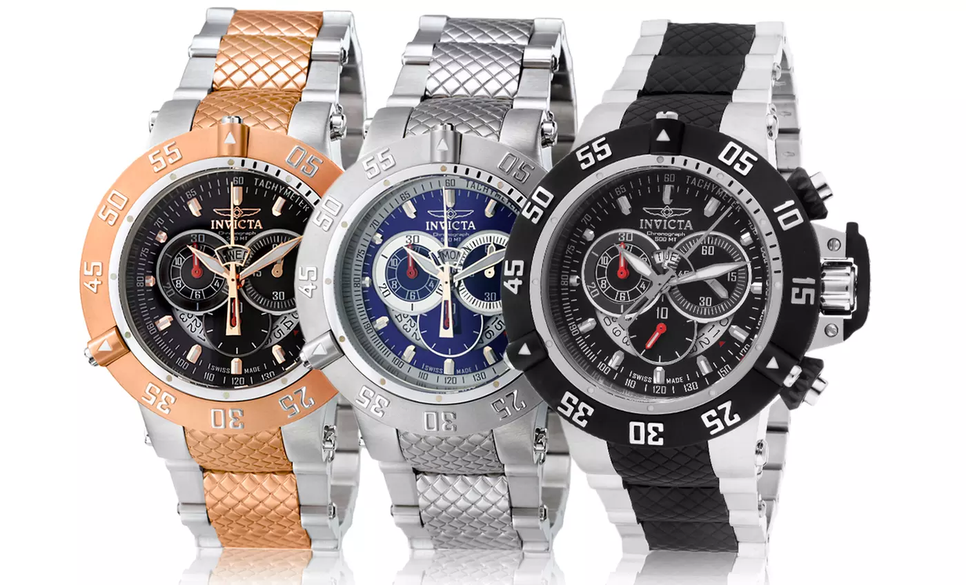 Invicta Subaqua Collection Men's Stainless Steel Swiss Premium Diving Watch - Primary Image