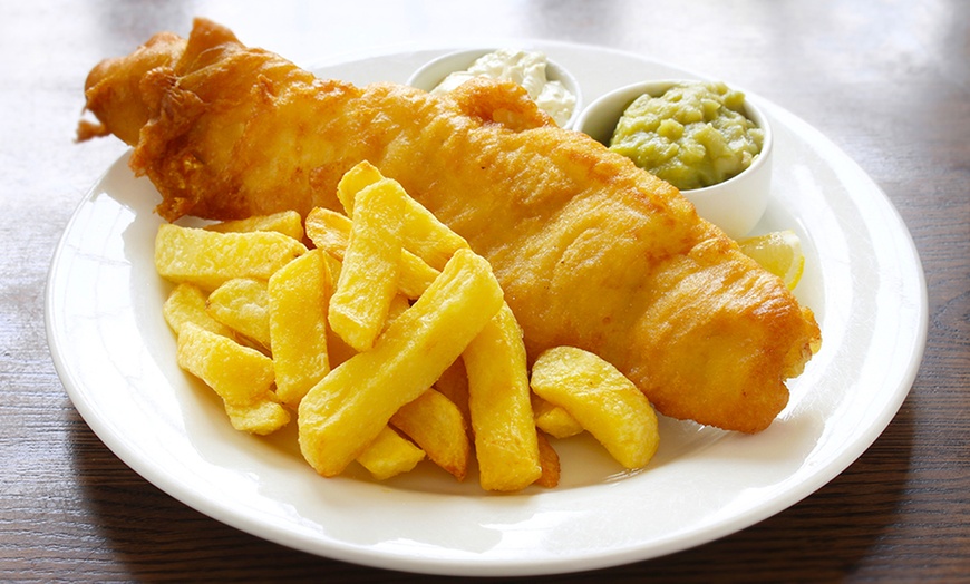 Fish and Chips With Tea £4.95 - Minnis Bay Fish & Chips | Groupon