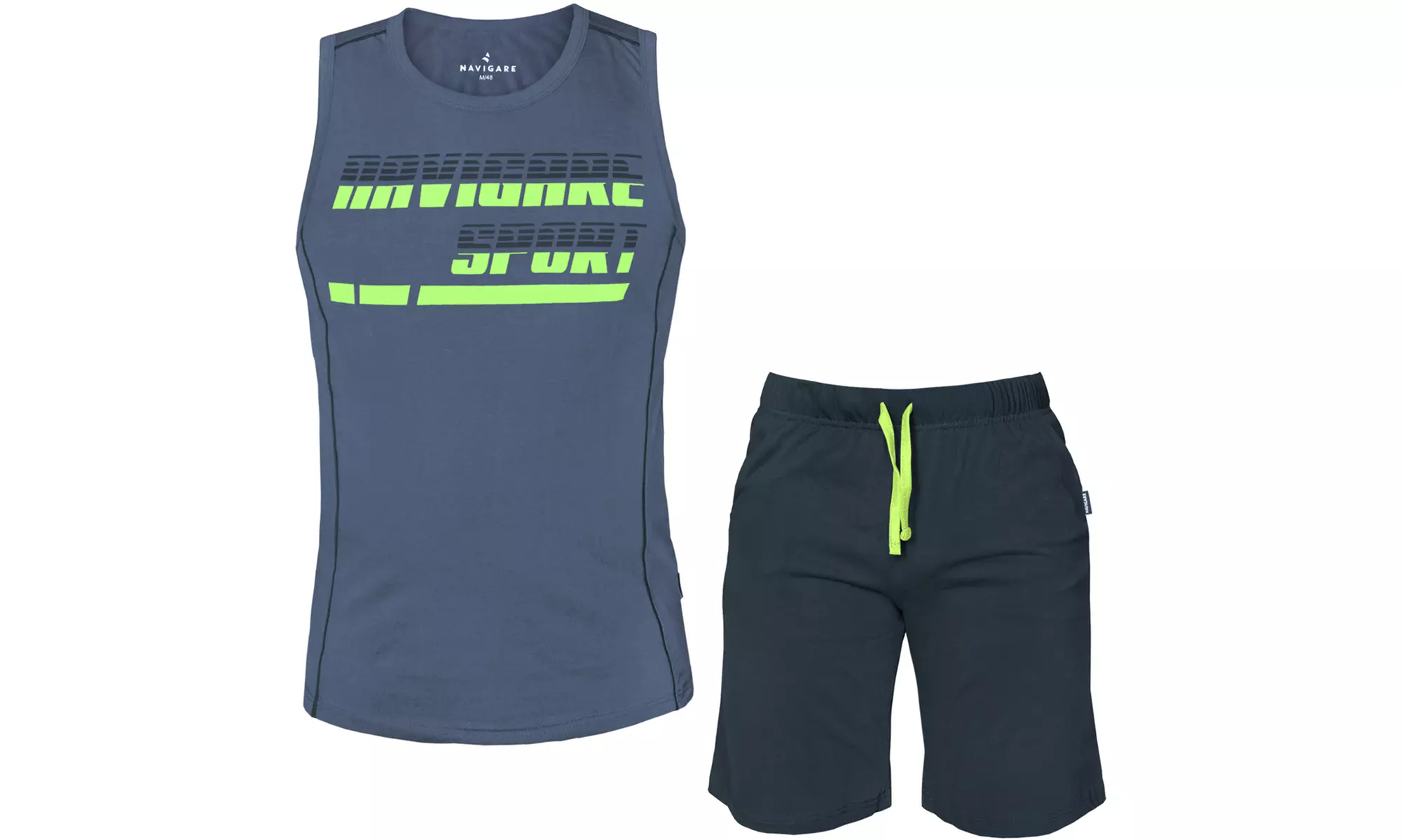 Pigiama completo homewear da uomo Navigare in cotone