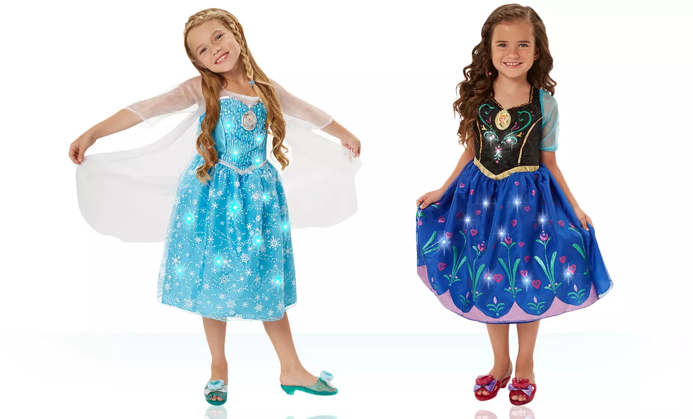 Disney Frozen Light-Up, Musical Anna or Elsa Dresses - Primary Image