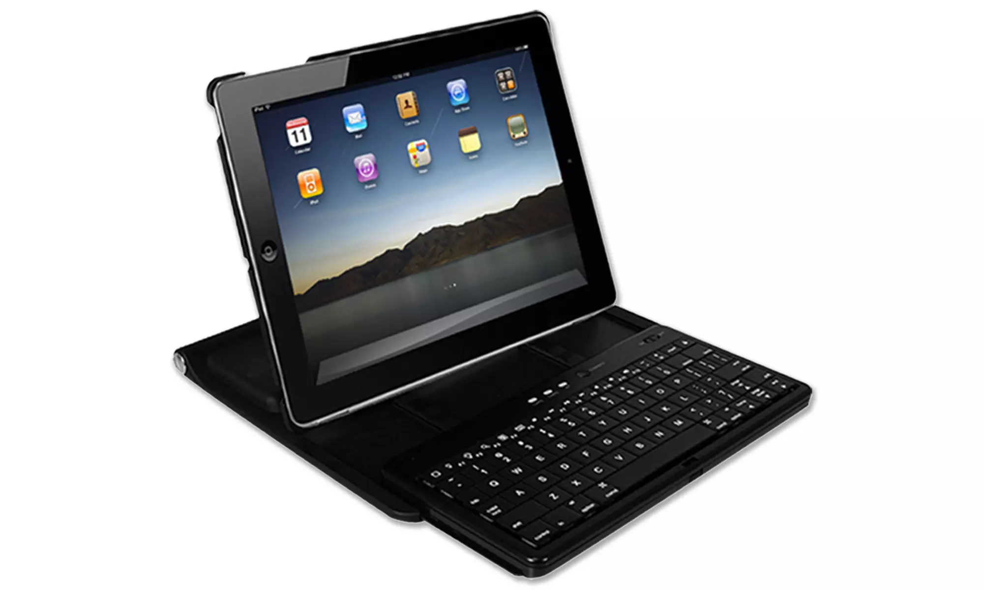 Hype Deluxe All-In-One Bluetooth Keyboard Workstation for iPad 2, 3, and 4 - Second Medium