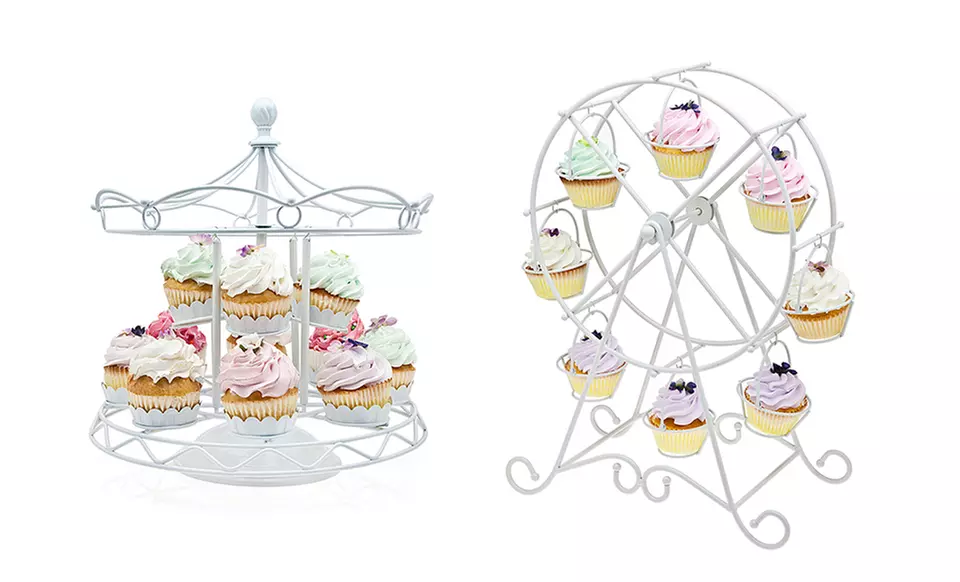 Godinger Ferris Wheel or Carousel Cupcake Holder - Primary Image