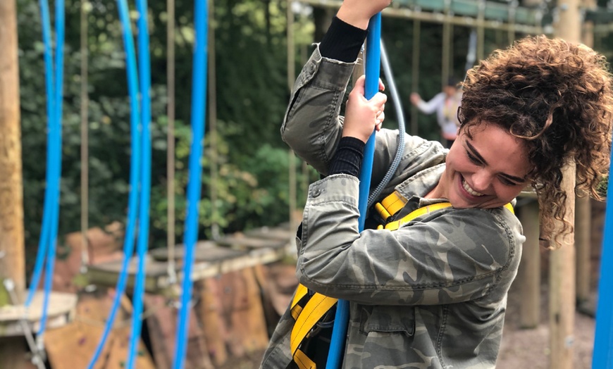 Image 2: Explorer or Adventurer Package (Nets Adventure/High Ropes) for Up to 4