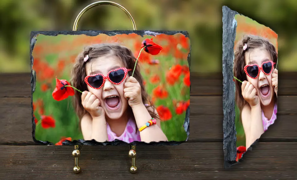 Custom Print on Slate from Picture It On Canvas (Up to 58% Off). Two Sizes Available. Free Shipping. - Second Medium