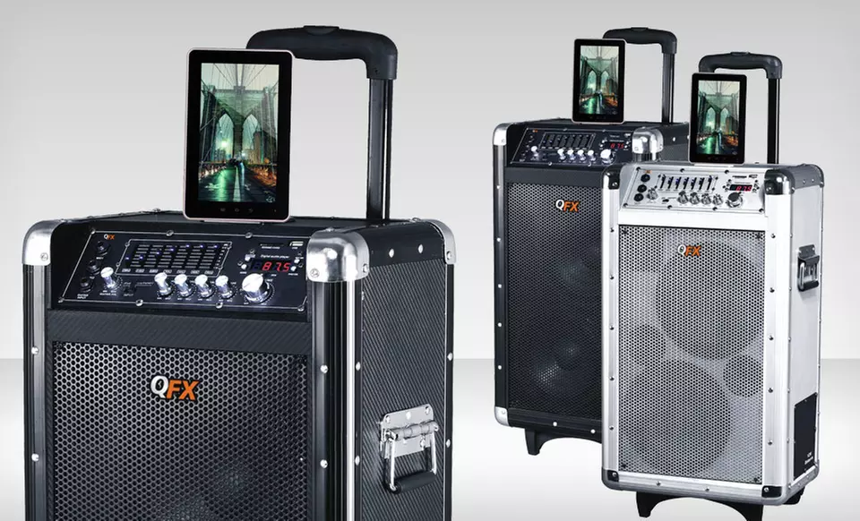 QFX Portable Tailgater PA Speaker with Bluetooth. Multiple Colors Available. Free Returns. - Primary Image