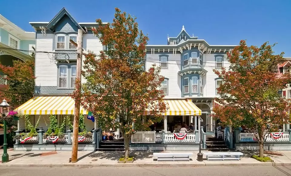 1 Night for Two in a Standard or Large Room with a Trolley Tour and Wine Tastings at Carroll Villa Hotel in Cape May, NJ - Primary Image