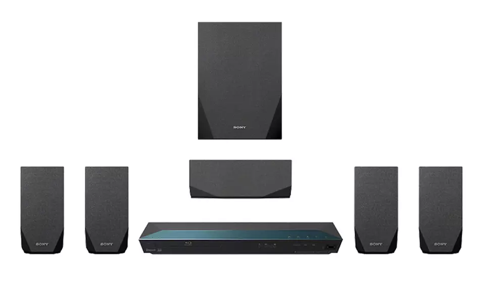 Sony 1,000-Watt 5.1-Channel 3D Blu-ray Home Theater System with WiFi, Bluetooth, and Apps (Refurbished). Free Returns. - Primary Image