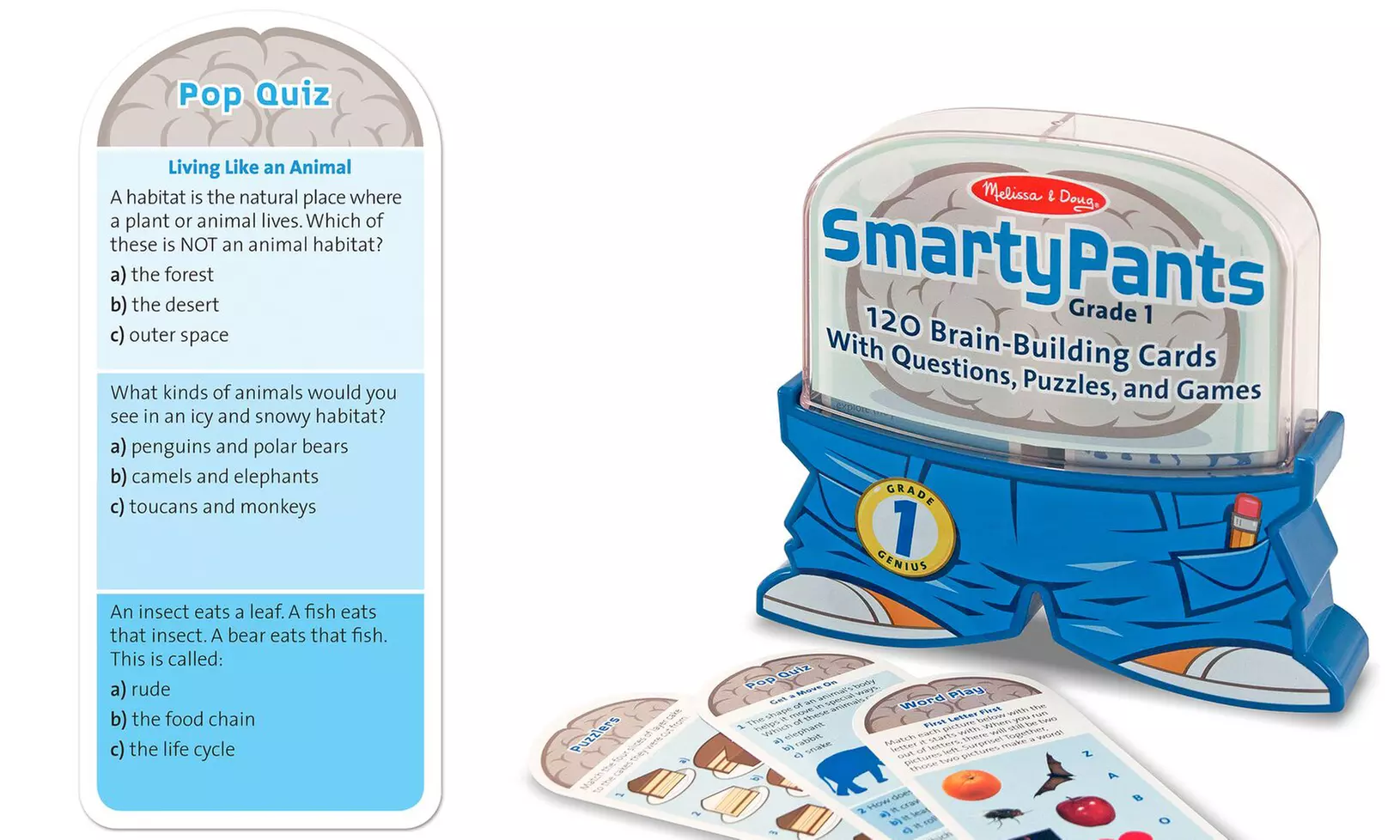 Melissa & Doug Smarty Pants Grade 1 Card Set - Primary Image