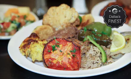 Meal for Two or Four with Soft Drinks Monday–Thursday or Friday–Sunday at Dimassi's Mediterranean Buffet (Half Off) - Primary Image