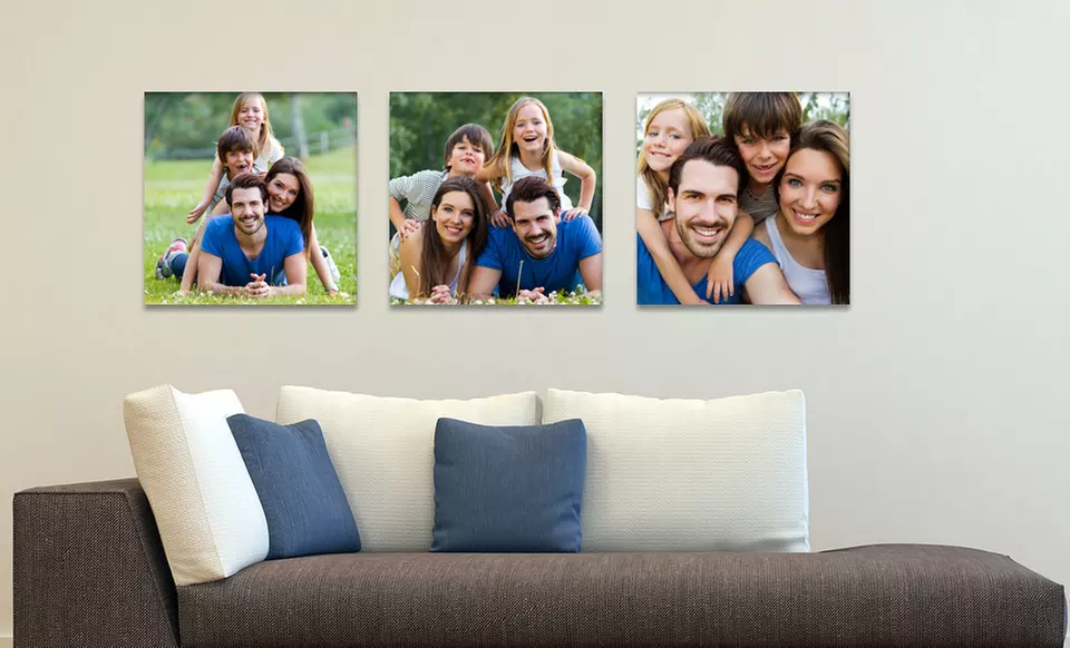 6"x6", 8"x8", or 10"x10" PIOC Personalized Square Canvas Available from $5—$9 - Primary Image