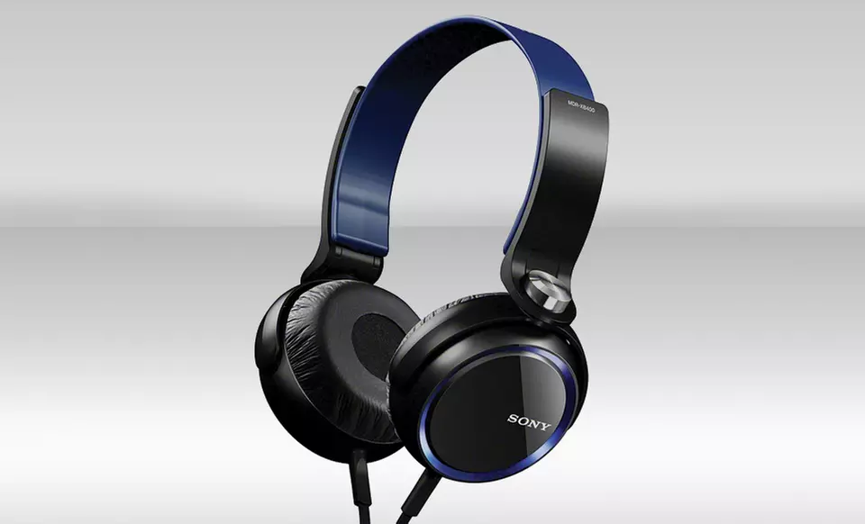 Sony Extra Bass Headphones with Inline Remote for iPhone/iPod/iPad (MDRXB400IP). Free Returns. - Primary Image
