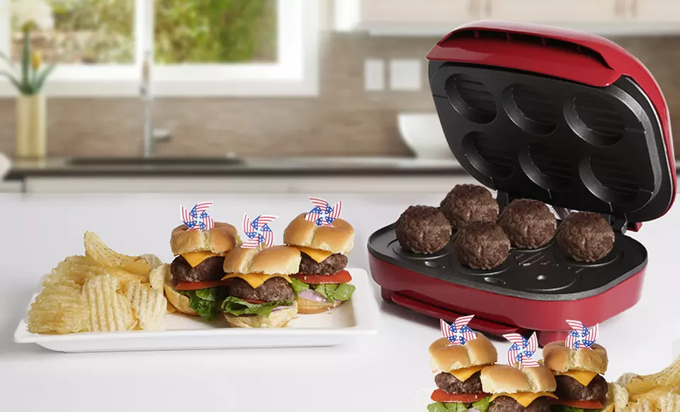 Mini Burger Slider Grill for 6 Sliders - Primary Image