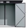 Image 3: Galvanized Steel Outdoor Storage Shed