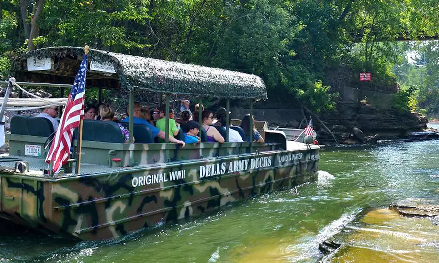 Amphibious Tour for Two or Four from Dells Army Duck Tour (Up to 38% Off) - Primary Image