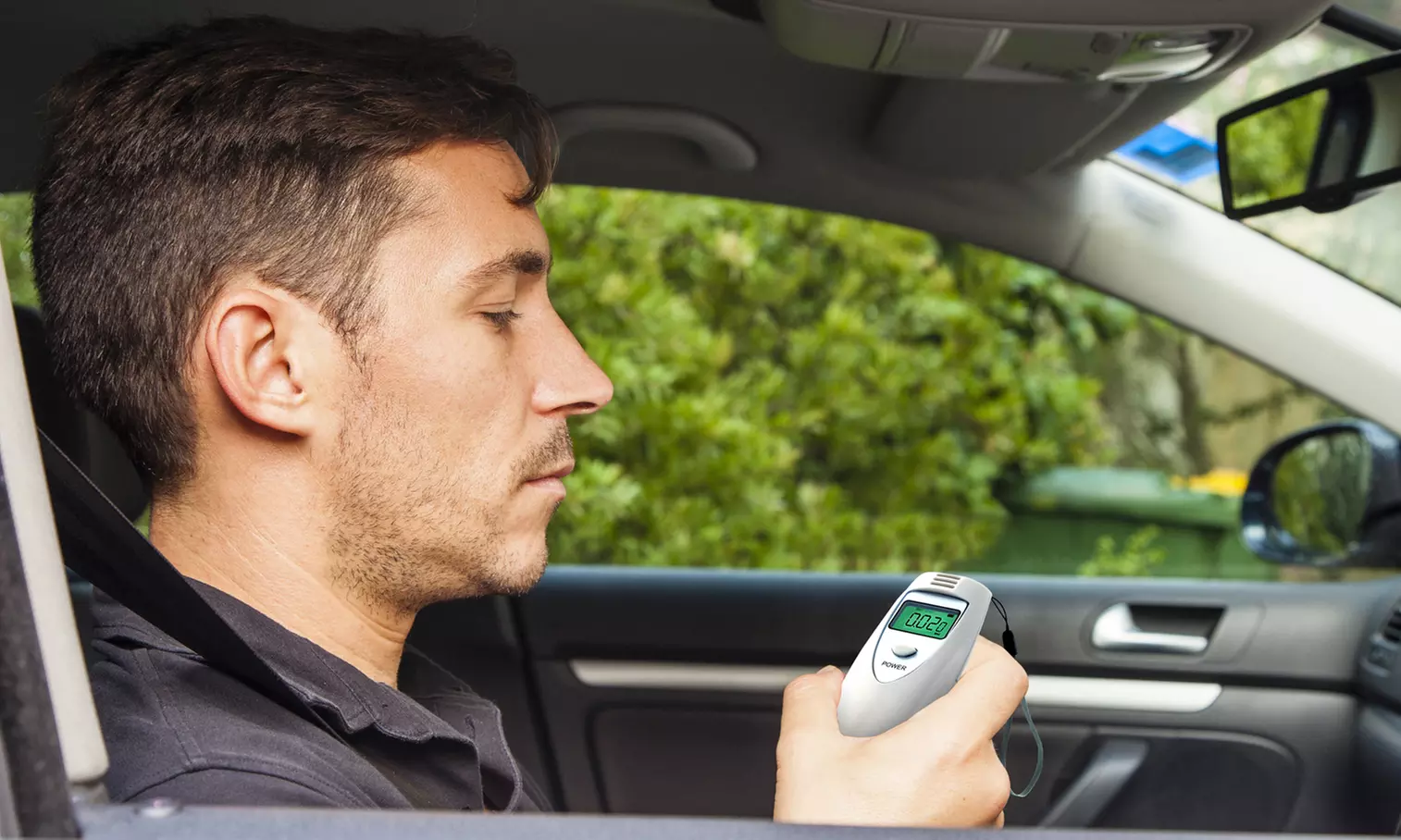 Personal Digital Breathalyzer with LED Display - Second Medium