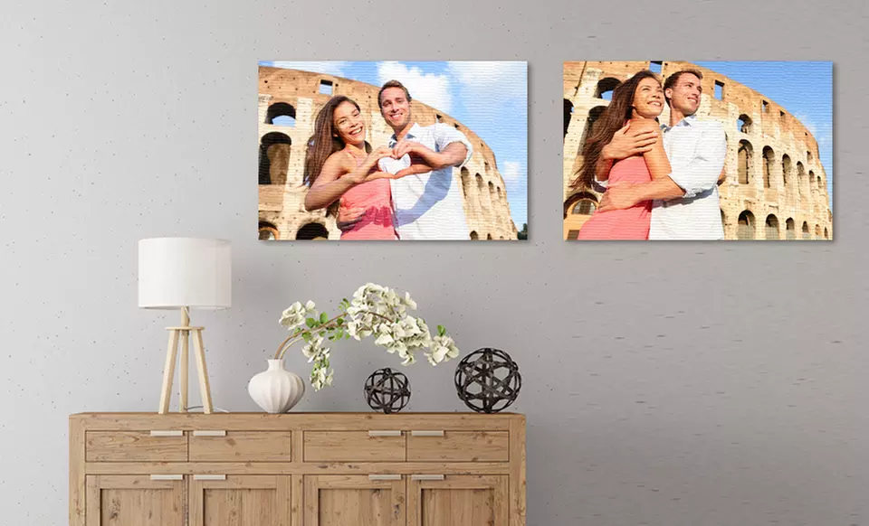 1 or 2 16"x20" Custom Gallery-Wrapped Canvas from Picture It On Canvas; $27.99-$49.99 - Second Medium