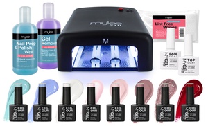 Mylee 36W UV Nail Gel Lamp with Gel Nail Essentials Kit 