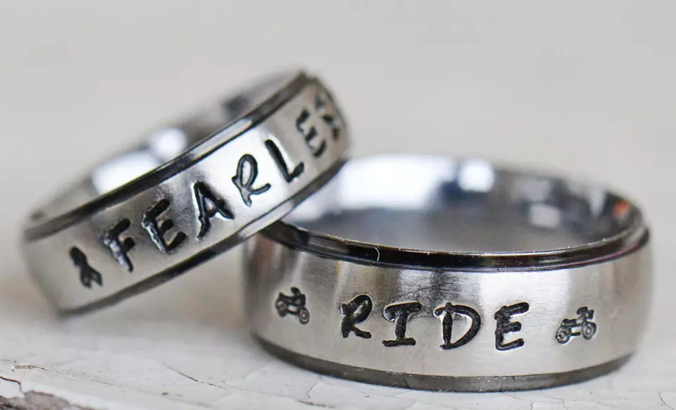 Personalized Stamp Ring from Stamp the Moment - Second Medium