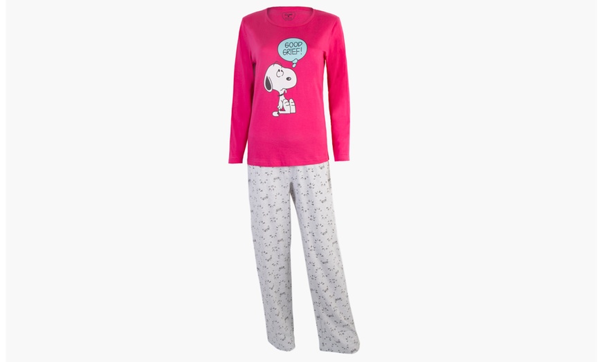 Image 2: Pyjamas longs Disney et Snoopy