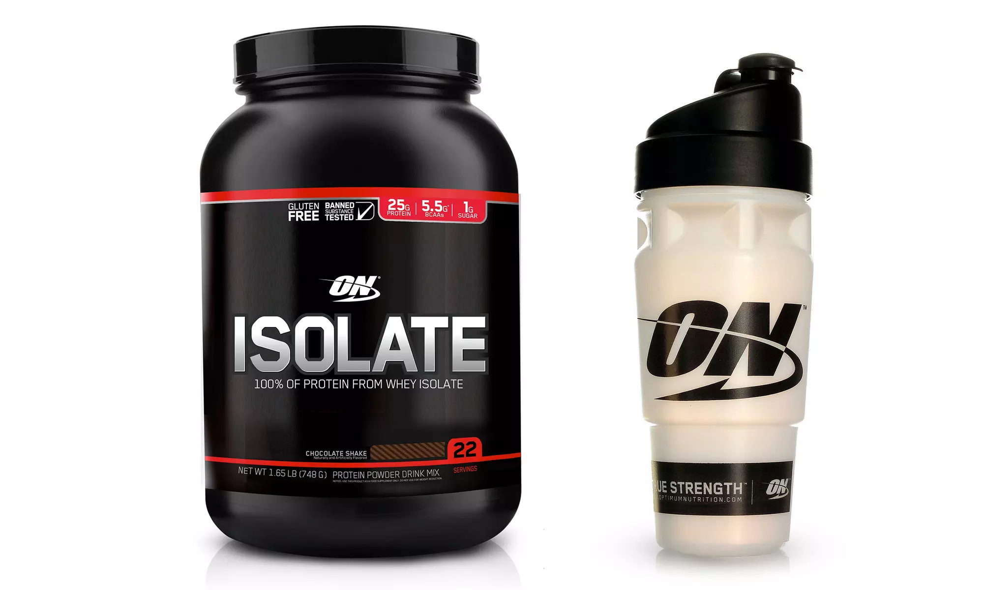 Optimum Nutrition Whey Protein Isolate (1.65lb) with Free Shaker - Second Medium