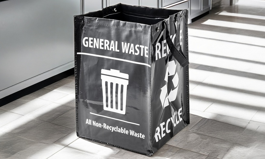 Image 14: Five Packs of Heavy-Duty Recycling Sorting Bags 