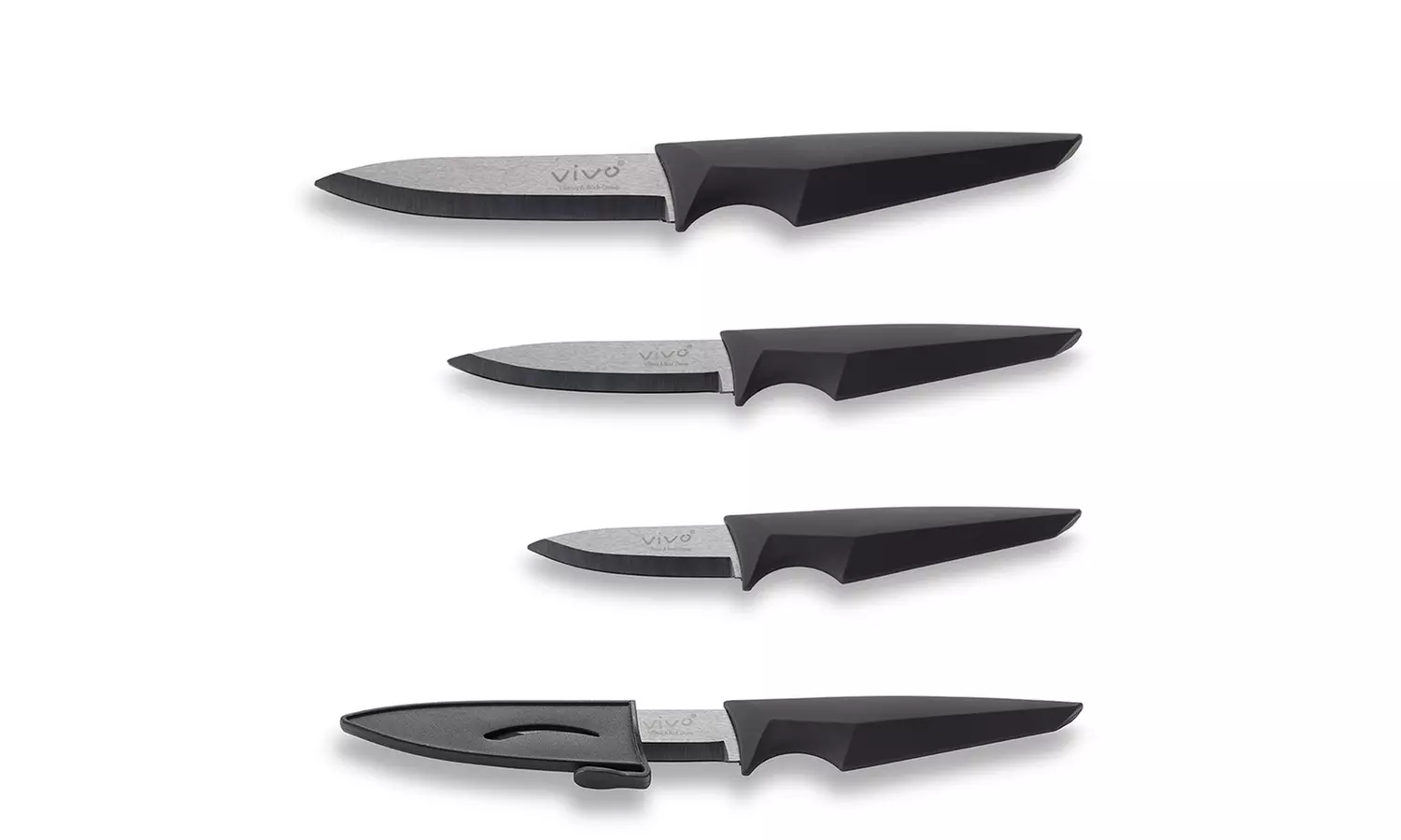 3-teiliges Keramikmesser-Set vivo by Villeroy & Boch Group in Schwarz inkl. Versand für 29,99 € (40% sparen) - Second Medium