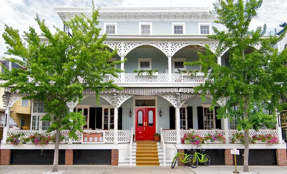 1-Night Stay with Food-and-Drink Credit, Daily Breakfast, and Beach Amenities at The Virginia Hotel in Cape May, NJ - Primary Image