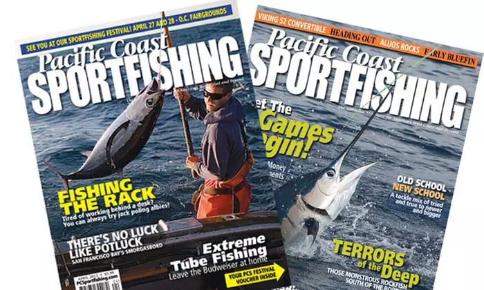 11- or 22-Issue Subscription to “Pacific Coast Sportfishing Magazine” (Up to 60% Off) - Primary Image