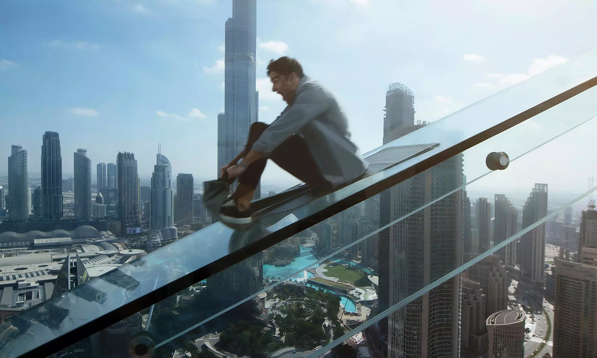 General Admission to Glass Slide Ride with Hot or Soft Drink at Sky Views Observatory (Up to33% Off) - Primary Image