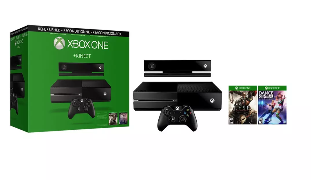Xbox One Console Bundle with Kinect Sensor and Two Games (Manufacturer Refurbished)
 - Primary Image