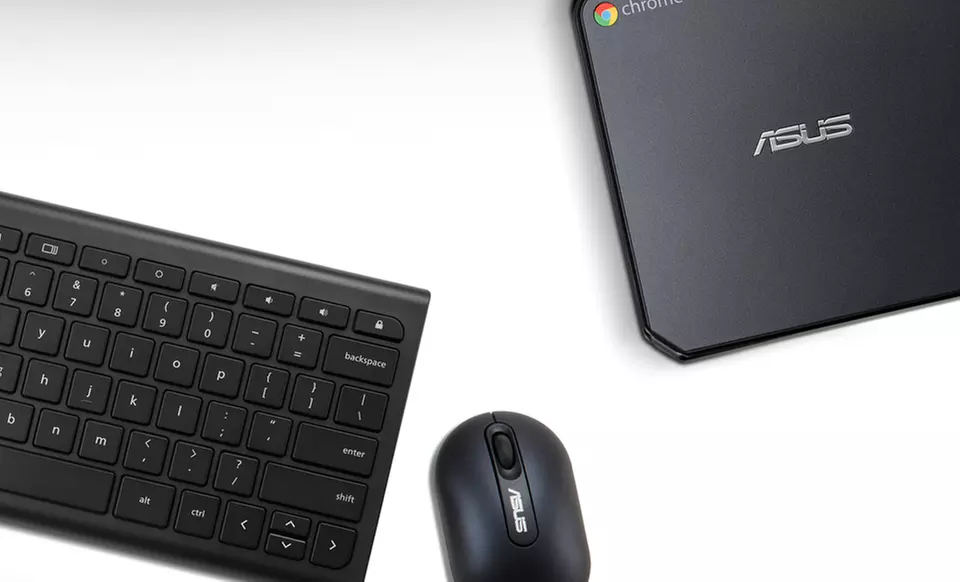 ASUS Chromebox Mini Chrome OS Desktop Computer with 1.7GHz Intel Core i3 Processor, 4GB RAM, and 16GB SSD - Second Medium