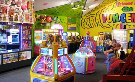 8 Ride Tickets with 50 Arcade Tokens or 16 Rides with 100 Tokens at Fun Center at Paige's Crossing (Up to 55% Off) - Second Medium