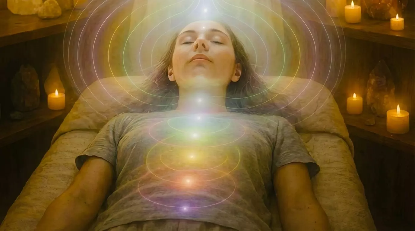 Chakra Kopf-Hals-Massage oder energetische Reinigung für 1 Dame