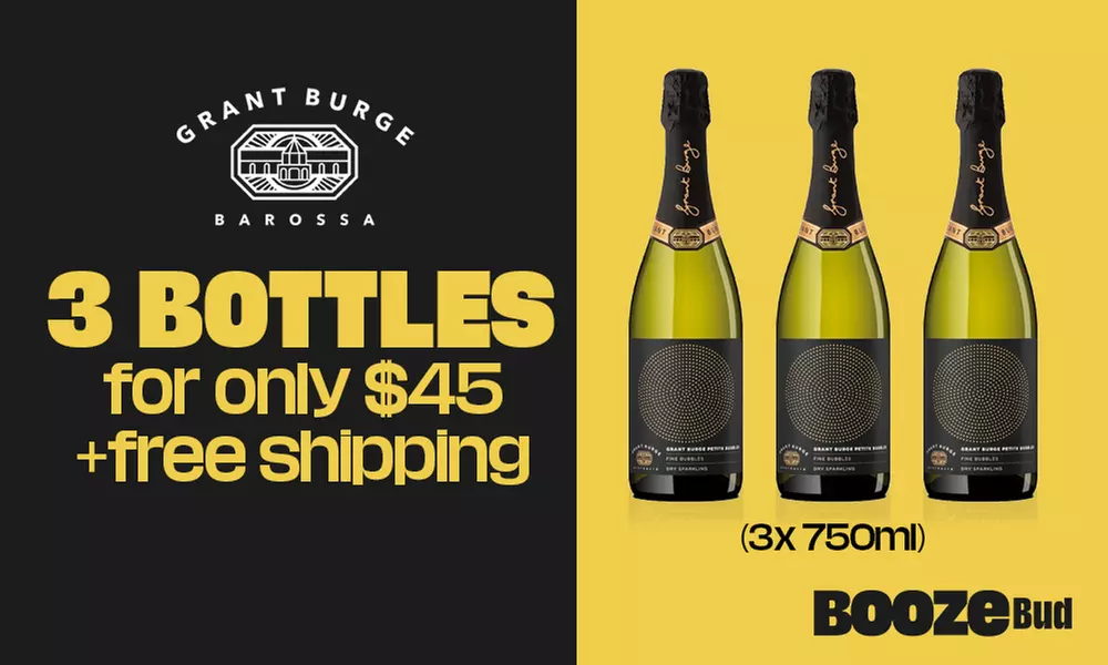 Boozebud: Grant Burge Sparkling Wine (750mL) 3 Bottles ($45) or 6 Bottles ($79) (Don't Pay up to $130) + Free Shipping! - Primary Image