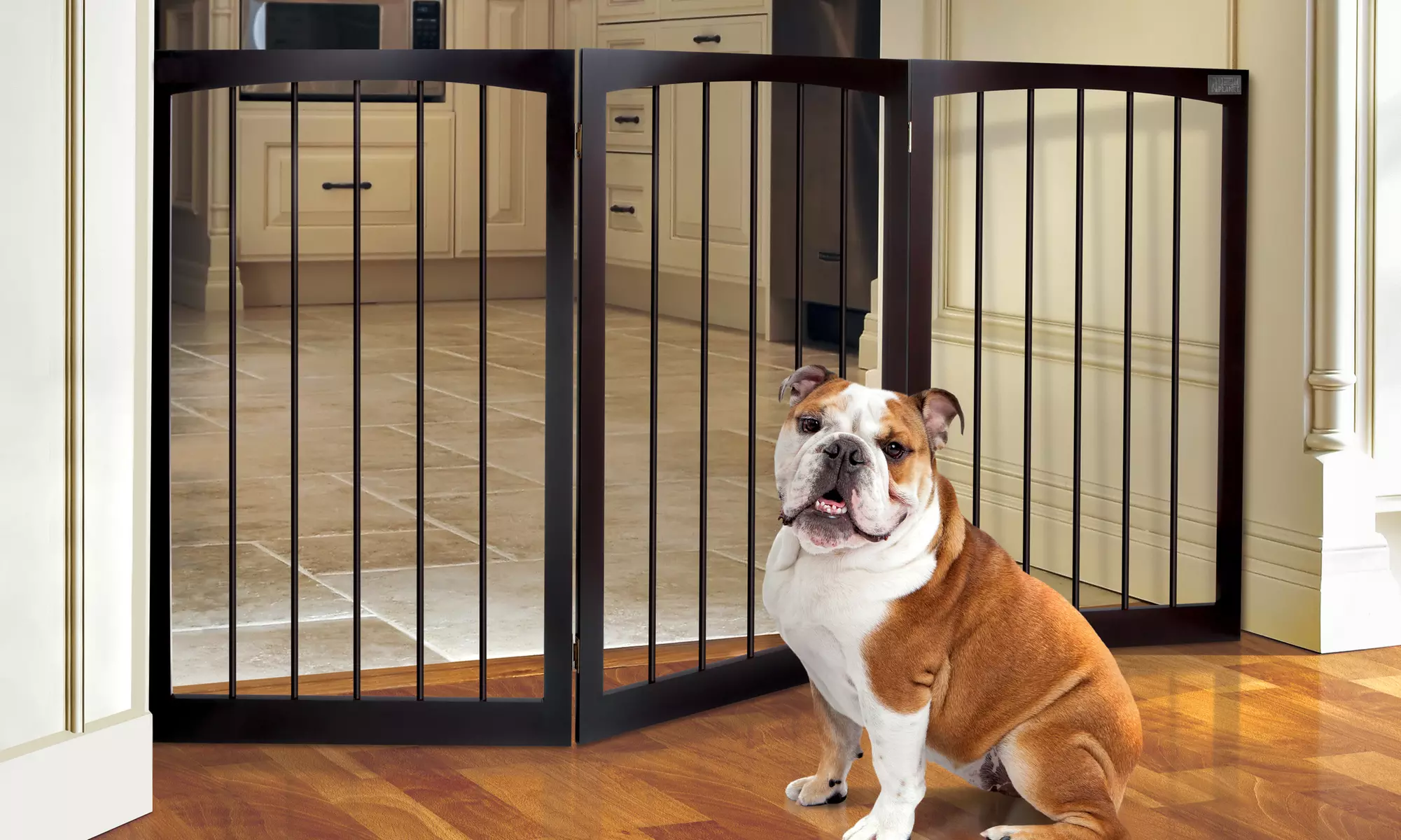 Animal Planet Foldable Wooden Pet Gate - Primary Image